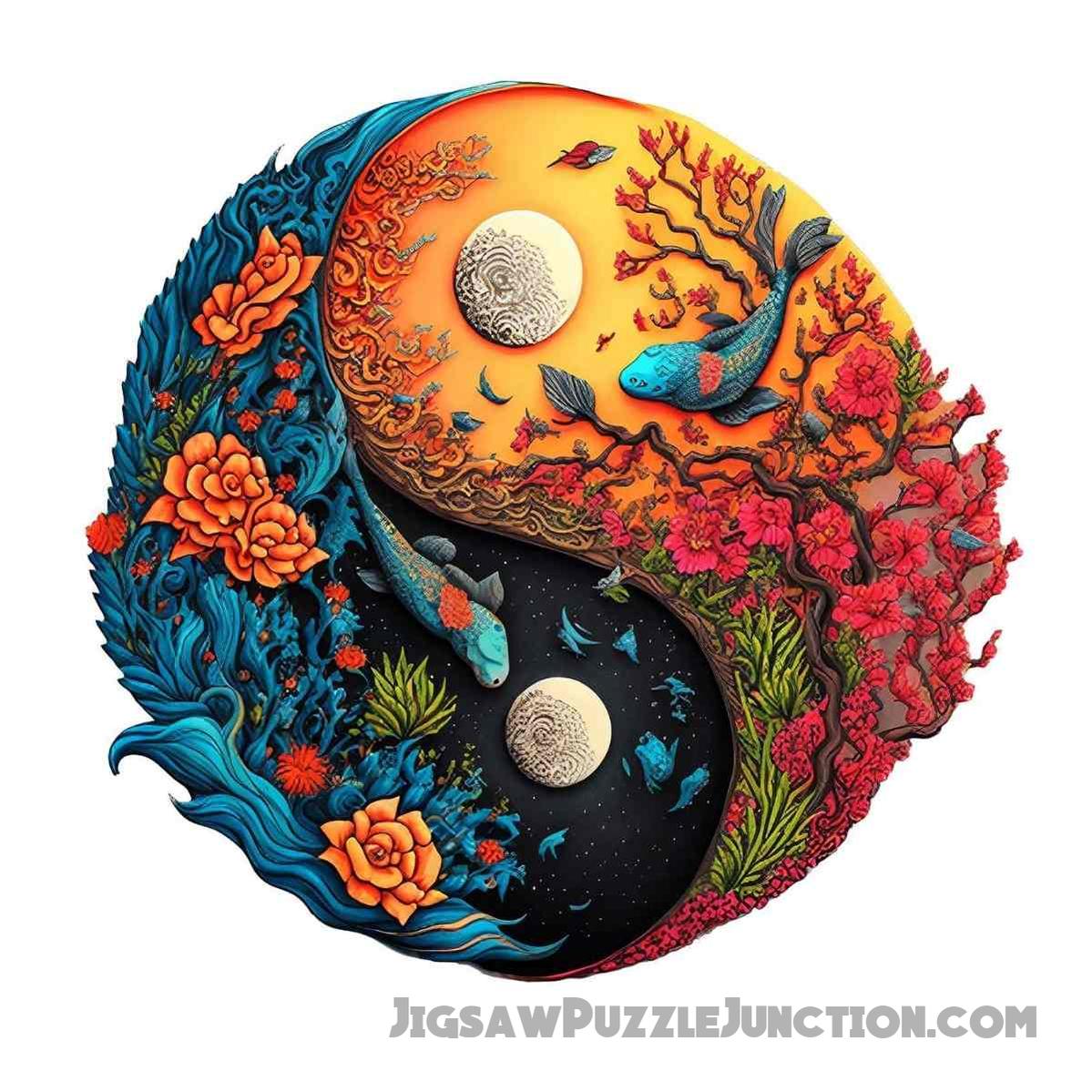 Sea Life Yin Yang - Jigsaw PuzzleBy Jigsaw Puzzle Junction