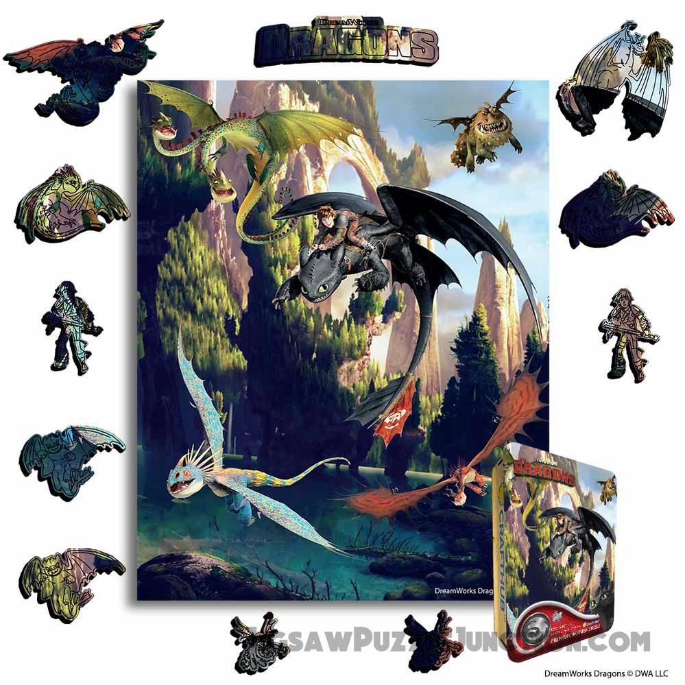 Sky Adventure - Wooden Jigsaw Puzzle