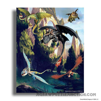 Sky Adventure - Wooden Jigsaw Puzzle