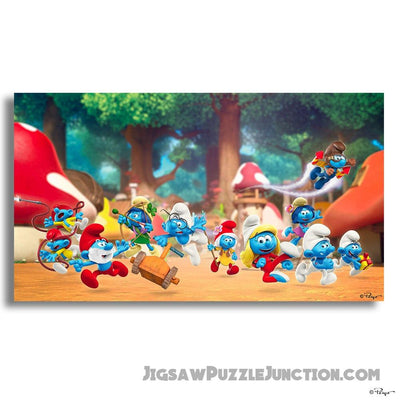 Smurfs' Village - Wooden Jigsaw Puzzle