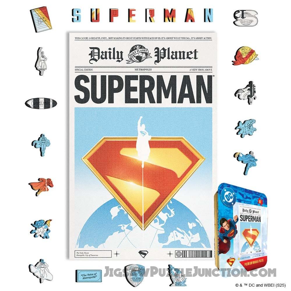 Superman Daily Planet - Wooden Jigsaw Puzzle