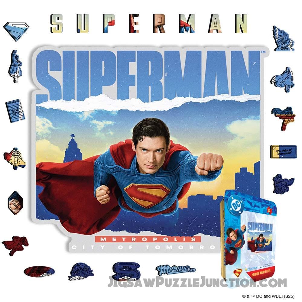 Superman Go Higher - Wooden Jigsaw Puzzle