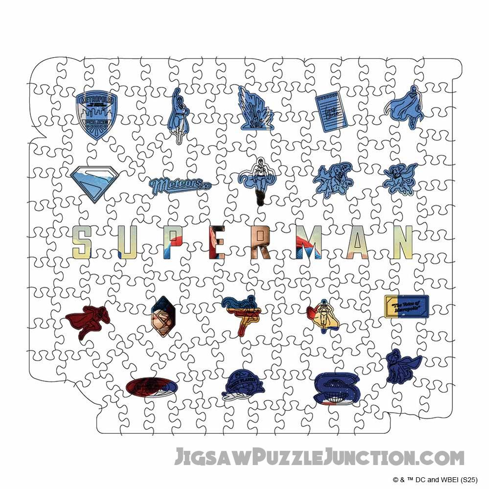 Superman Go Higher - Wooden Jigsaw Puzzle