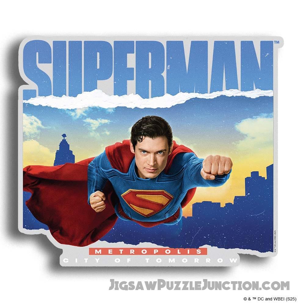 Superman Go Higher - Wooden Jigsaw PuzzleBy Jigsaw Puzzle Junction