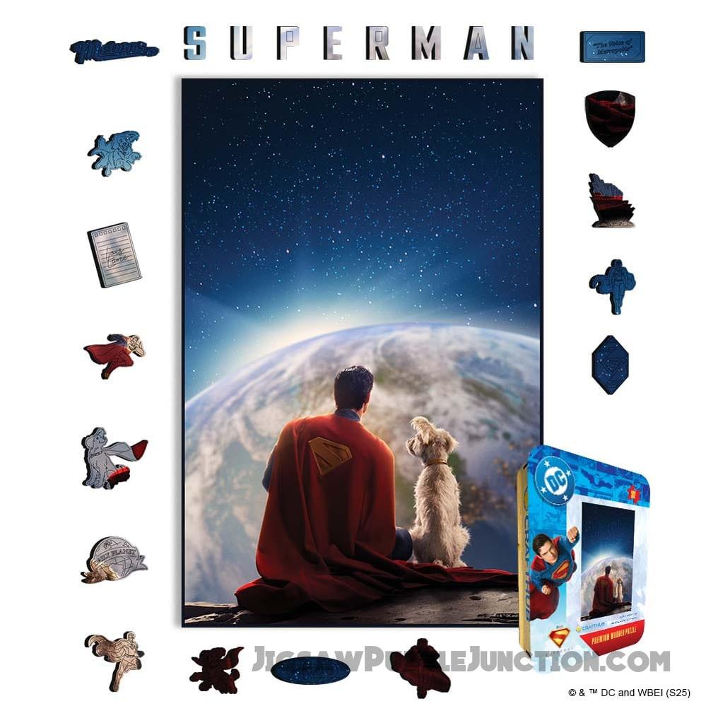 Superman & Krypto - Wooden Jigsaw Puzzle