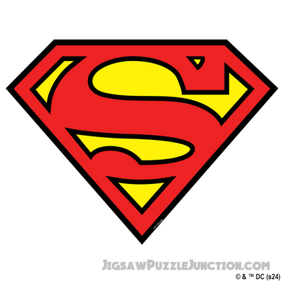 Superman Logo Wooden Jigsaw Puzzle