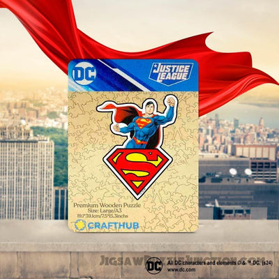 Superman Wooden Jigsaw Puzzle