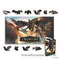 The Dragon Rider - Wooden Jigsaw Puzzle