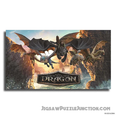 The Dragon Rider - Wooden Jigsaw Puzzle