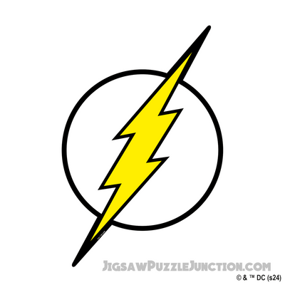 The Flash Logo Wooden Jigsaw Puzzle