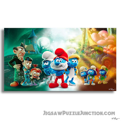 The Smurfs - Wooden Jigsaw Puzzle