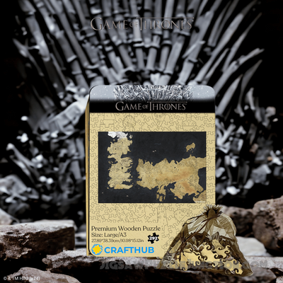 The Westeros Map - Wooden Jigsaw Puzzle