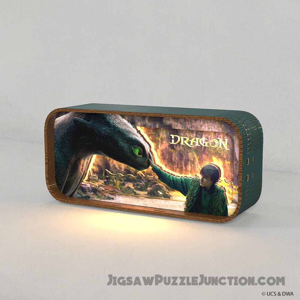 This Is Berk - 3D DIY Wooden Puzzle Night Lamp