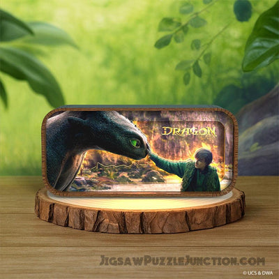 This Is Berk - 3D DIY Wooden Puzzle Night Lamp