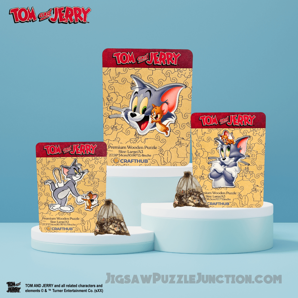 Tom & Jerry United Wooden Jigsaw Puzzle