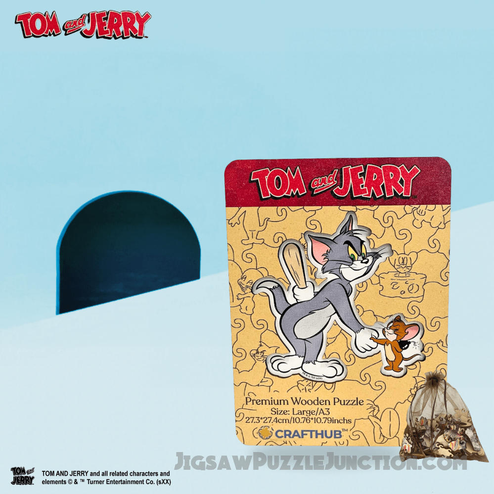 Tom & Jerry Wooden Jigsaw Puzzles