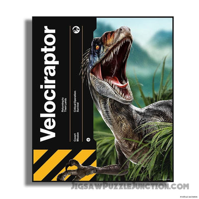 Velociraptor - Wooden Jigsaw Puzzle