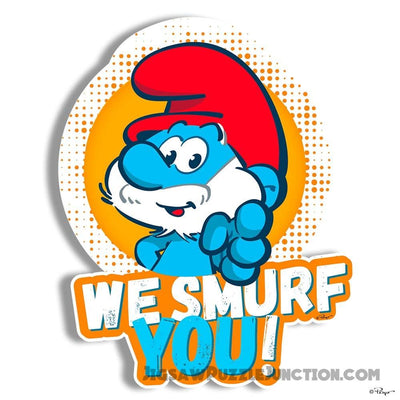 We Smurf You - Wooden Jigsaw Puzzle