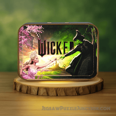 Wicked - 3D DIY Wooden Puzzle Night Lamp
