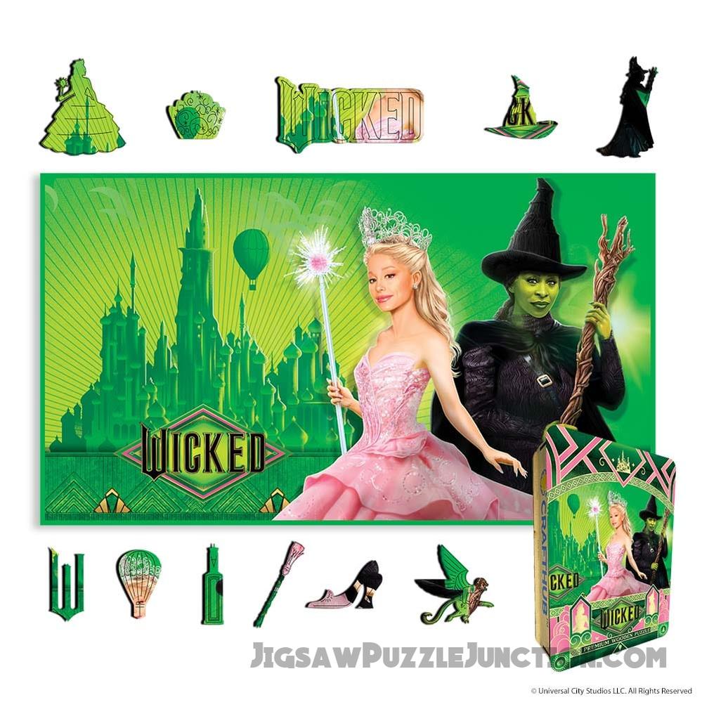 Wicked Welcome To Oz - Wooden Jigsaw Puzzle