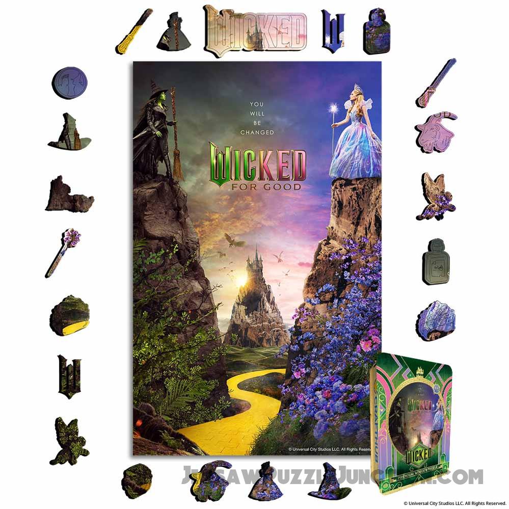 Wicked - You will be changed - Wooden Jigsaw Puzzle
