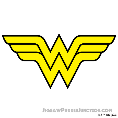Wonder Women Logo Wooden Jigsaw Puzzle